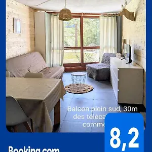  Appartement 25m2, 4/6 Pers, 30m Des Pistes, Balcon Sud France